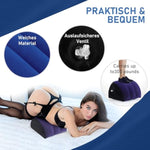 Sex Position Pillow Sex Dice - Dildo Pillow Dildo Mount Sex Toy Mount Ideal For Enhancing Intimacy Cushion,Lumbar Support Cushion Inflatable Leg Pillow Sex Toys For Women And Couples(Dark Blue)