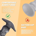 1.8-Inch Diameter Thick Anal Plug ?Ipony?Strap-On Wearable Adjustable Harness Anal Plug With Hands-Free Anal Training Set Sex Toy, L