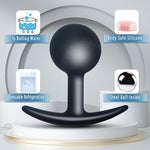 3Pcs Silicone Anal Plug,Anal Toys With Stimulating Beads,Anal Sex Toys For Men And Women, Silicone Material Anal Toy,Anal Plugs For Effective Anal Training And Sexual Pleasure(Black)