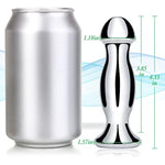 Long Vibrating Butt Plug Remote Control Vibrator With 10 Vibration Modes Prostate Massager For Masturbation Metal Anal Vibrator For Male Female Couples