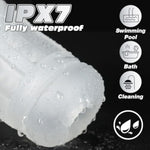 Male Masturbator Portable Transparent 3D Textured Manual Sucking Insertion Male Masturbator - Premium Tpe Pocket Pussy For Men With Suction And Ejaculation Control Training Cup For Men