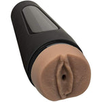 Doc Johnson Main Squeeze - Girls of Social Media - Brittanya187 - Squeeze Plate for Precise Pressure - Twist End Cap to Control Suction - Discreet Premium Stroker - Male Masturbator, Vagina, Caramel