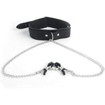 Nipple Clamps With Neck Choker Nipple Ring Adjustable Non Piercing Nipple Clips Sex Toys Bdsm Adult Sex Toys For Women Couples Sex Pleasure