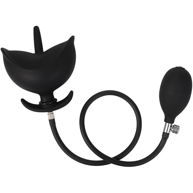 Flower Bud Inflatable Anal Plug, Silicone Bead Expanding Anal Plug, Male And Female Inflatable Anal Plug