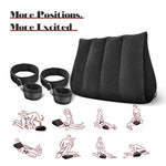 Sex Positions Pillow Handcuffs Set - Bdsm Bondage Restraint Sex Position Support Pillow Inflatable Ramp Handcuffs Wrist Cuffs Adult Sex Toys For Women And Couples