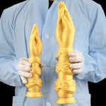 13" Silicone Fist Dildo, Xxl Realistic Flexible Hand Dildos Anal Plug Butt Plug Fisting For Anal Dilator Stretching Vaginal Prostate Massage With Suction Cup Adult Sex Toys For Women Men (M)