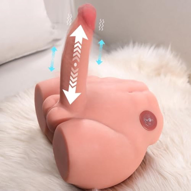Male Sex Doll For Women Thrusting & Vibrating Dildo,Realistic Adult Sex Dolls For G-Spot Anal Stimulation, Unisex Masturbator Mens Gay Sex Toys For Womendildo Huge Thick