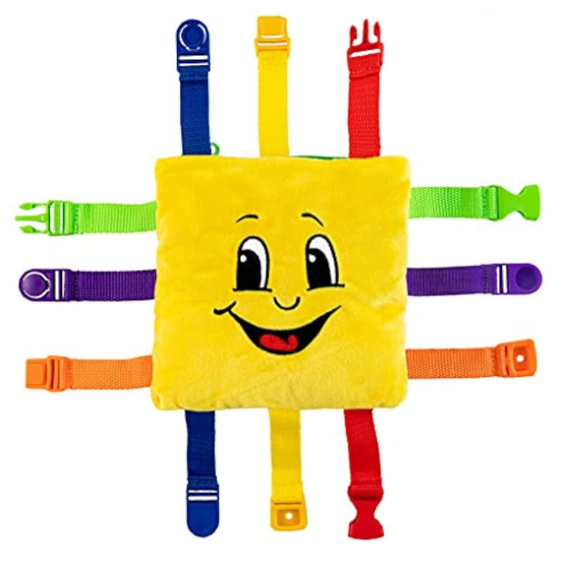 - Bongo Square - Toddler Learning Toys - Sensory Fine Motor Activity - Easy Road Trip Accessories Travel Toy