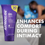 Astroglide Water Based Lube (7oz), Ultra Gentle Gel Personal Lubricant for Vaginal and Anal Sex, Stays Put with No Drip, Sex Lube, Long-Lasting for Men, Women and Couples, Safe for Toys