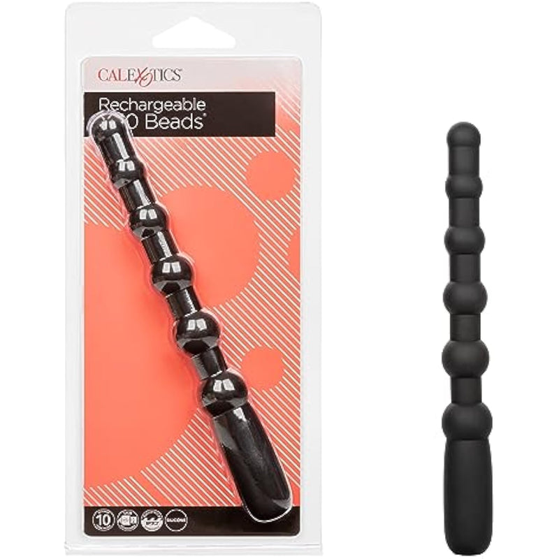 Rechargeable X-10 Anal Beads Vibrator, Vibrating Butt Plug Couples Sex Toys For Men And Women - Se-1233-10-2