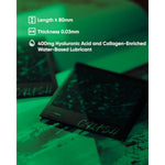 Crush Green Finger Condoms, Ultral Thin Lubricated Latex Fingersex Cots For Sti Protection, Natural Sensitive - 12 Count, No Fragrance