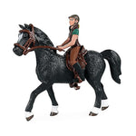 Horse Toys Playset With Cowboy, Western Rodeo Toys For Girls And Boys, Farm World Horse Club Rider With Horse Figurines
