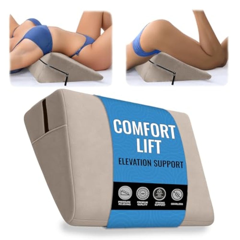 Sex Pillow Men Women Adult Sex Toys & Games Intimate Positioning Pillow In Bed, Seat, Sofa, Chair, Sexy Things Couples Sexual Wellness, Position Cushion Furniture For Bedroom Stuff, Beige