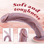 2.3'' Diameter Extra Thick Huge Giant Realistic Dildo For Men Women, 12" Soft Silicone Long Anal Dildo With Strong Suction Cup, Massive Wide Xl Xxl Fat Big G-Spot Dildos Adult Sex Toys For Gay Couple