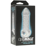 Doc Johnson OptiMALE - ULTRASKYN Extender with Ball Strap - Thin, Frost