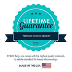 Star Wars Silicone Ring - I Know You - Comfortable And Flexible Design - Aurebesh - Black Pearl - Size 7