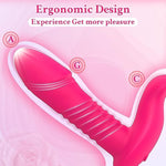 Wearable Butterfly Thrusting Sex Toys - Dildo G Spot Vibrator Anal Sex Toy With 10 Thrusting, Butterfly Clitoral Vibrators Female Couples Sex Toy, Nipple Adult Sex Toys For Women Men