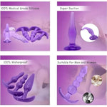 6Pcs Anal Plug Toys For Men Women Adult Products Butt Plugs Training Set For Beginners Advanced Users Sex Toys