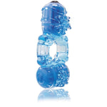 Big O 2 Vibrating Penis Ring – Dual Motors, Stretchy Fit, Reusable, Wireless, Blue