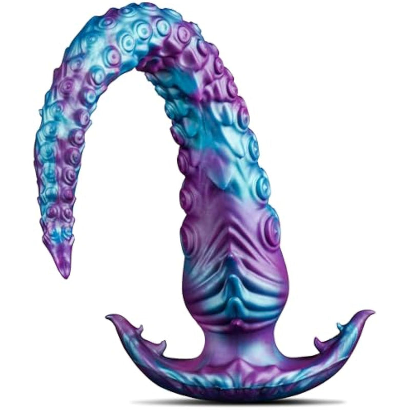 15.7 Inch Long Tentacle Dildo Butt Plug, Fantasy Monster Dildo With Wearable Base, Soft Silicone Deep Anal Toy For G-Spot Stimulation Prostate Massage, Butt Toy Anal Snake For Women Men Pleasure