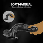 Sex Toys Realistic Thick Dildo, 13 Inch Huge Dildos With Strong Suction Cup, Black Anal Dildo For Men G Spot Stimulator With Curved Shaft And Balls, Adult Toys For Women, Men And Couples