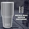 Rambler 30 oz Stainless Steel Vacuum Insulated Tumbler w/MagSlider Lid, Black
