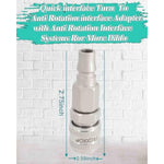 Anti-Rotation Self-Lock Adapter Toys For Quick Air Connector Sex Machine (Quick Air To Anti-Rotation Adapter)