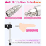 Realistic Female Sex Machine With Remote Control Anti Rotation Connectors Easy To Use For Masturbation Cup Toys, Adjustable Stretch Pumping Gun With Lifelike Dildo (2 Attachments For Man)