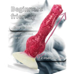 8.5 Inch Dog Dildo, Knot Dildo, Doggy Dildos Red Fantasy Dildo Suction Cup, Furry Dildo, Monster, Animal Dildo, Knotted Dildo, Dildo With Knot, Anal Dildo, Alien Dildo, Realistic Wolf Dildo, G-Spot