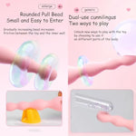 Vibrating Anal Plug With Bead Women G Spot Clitoral Massager Adult Sex Toys Pleasure Prostate For Mens Small Easy Carrying (Black)