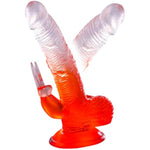 Realistic Dildo With Strong Suction Cups Vaginal Masturbation Sex Toys Massage G Spot And Clitoris Adult Anal Sex Toys For Women (L,Blue)