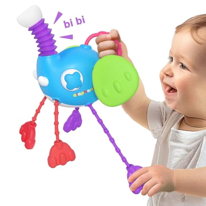 iPlay, iLearn Baby Pull String Sensory Toys for 1 Year Old, Toddler Monteso