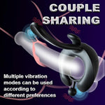 Vibrating Cock Ring Penis Sleeve Extention Vibrators Penis Ring Adult Sex Toys For Couple Play