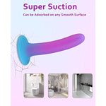 Anal Plug Trainer Kit:3Pcs Silicone Butt Plugs Soft Anal Sex Toys Kit, Waterproof Anal Plugs Trainer Set For Adult Starter Beginner Men Women Couples Prostate Massage Anal Plugs Toys(Purple Blue)