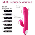 Adult Sex Toy For Women G Spot Vibrator For Couple Sex Toys Dildos Rabbit Vibrators With 7 Modes For Body New Rechargeable Personal Rose Toys