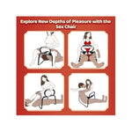 Adult Sex Position Chair with Handrail for Couples - Weightless Bouncing Mount