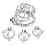 Male Chastity Cage Medical Grade 304 Stainless Steel Ergonomic Design Mens Sexual Health Sm Penis Exercise Sex Toys B140 (1.57 Inch / 40Mm)