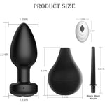 Adult Sex Toys Anal Plug Vibrator - 2Pcs Anal Douche Set And Prostate Massage, Wireless Remote Control 10 Frequency Vibration Mode, Adult Sex Toys & Games, Suitable For Men And Women And Couples Fun