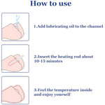 Heating Rod For Male Masturbator Sex Doll Torso, Quick Heating Stick For Vagina Channel, Warming Rod Increasing Temperature For Better Sex Pleasure, Adult Sex Toy Accessory Anal Hole Warmer