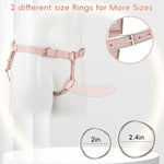 Strap-On Dildo Harness With Butt Plug – Double Penetration Adjustable Dildo Harness For Roleplay, Cosplay & Couples Fun – Beginner-Friendly Bondage Toy
