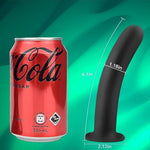 Harness Strap On Dildo Silicone G-Spot Anal Trainer Dildo With Suction Cup Prostate Massage Sex Toys For Gay Lesbian Couples Play (M)
