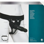 Doc Johnson Body Extensions - BE Daring - Hollow Strap-On System - Silicone Harness with Elastic Waist Band and Bulbed Hollow Dildo