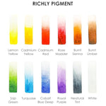 12 Color Travel Watercolor Paint Set, Pocket Palette for Art & Self-Expression