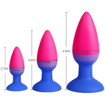 Butt Plug Trainer Kit Pack Of 3 Silicone Anal Plugs Training Set With Strong Suction Cup Anal Sex Toy For Beginner Men Women