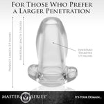 Gape Glory Clear Hollow Plug, Large (Af816-Large)