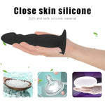 Thrusting Vibrating Anal Plug – Remote Control Prostate Massager, 10 Vibration Modes, Powerful P-Spot & G-Spot Anal Sex Toy For Men & Women, Hands-Free With Suction Cupex Toy Unisex - Black