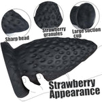 Giant Strawberry Egg Anal Plug, Silicone Prostate Massager Expander Sex Toys Suitable For Female Male Masturbator