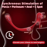 Vibrating Cock Ring Rose Sex Toys For Men, Penis Ring App Control Vibrator With Vibrating Butt Plug 10 Vibration Modes Couples Sex Toy Clit Stimulator Male Prostate Massager Adult Toys For Men Women