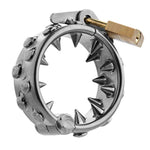 Impaler Locking CBT Ring with Spike Accents