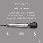 DOXY Die Cast Personal Massager for Women - Adult Toy Luxurious Female Vibrator Sex Wand Massager - Wand Vibrator Deep Tissue Massager - Plug in Vibrating Wand Massager for Women - Sex Toys for Her